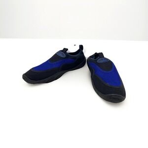 Tredz Beachwear Water Shoes Mens Size 8 Womens 10.5 Blue‎ Black Neoprene Mesh